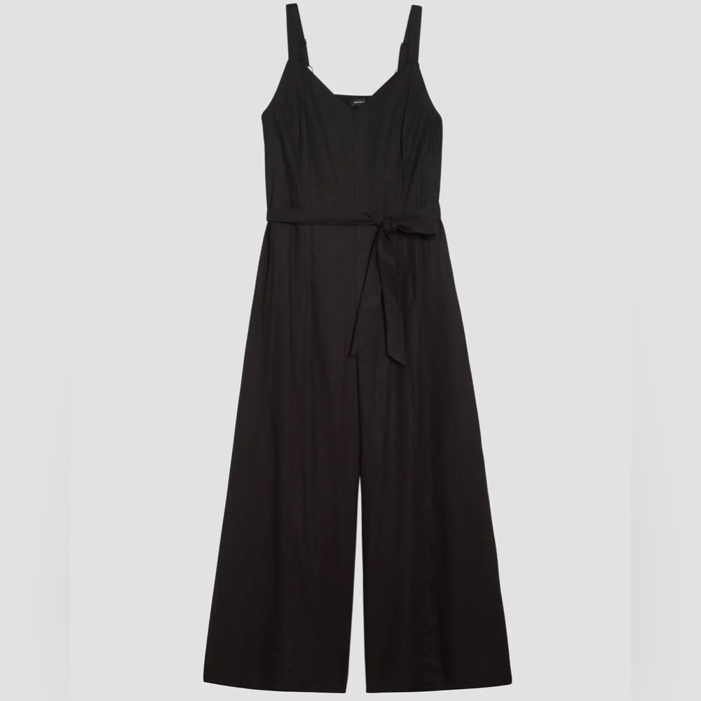 Universal Standard Promenade Linen Jumpsuit - Size M - Sea Moss